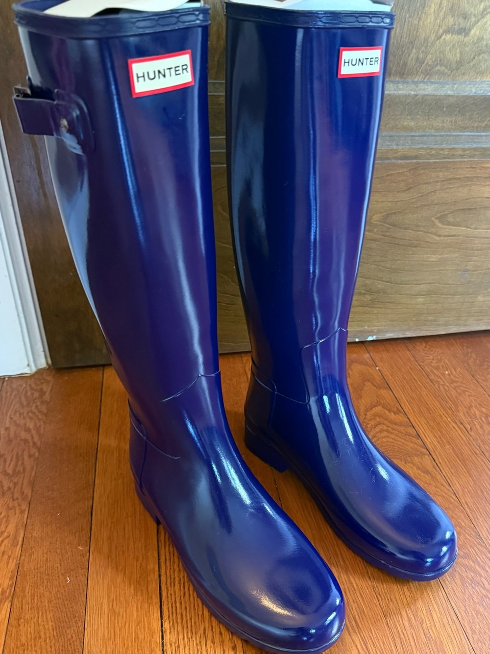 Hunter Women's Gloss Deep purple Tall Rain Boots